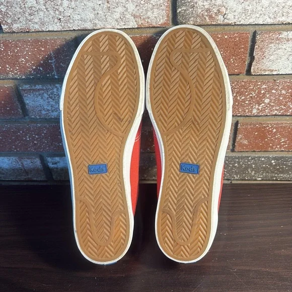 Keds Coral/Orange Sneakers with White Details - Picture 5 of 7